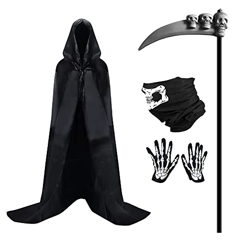 NAVESO Costume De La Faucheuse, Reaper Costume, Grim Reaper 