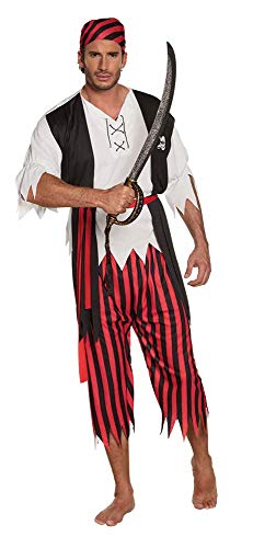 Boland – 83845 – Adultes Costume Pirate Jack Blanc, M/L