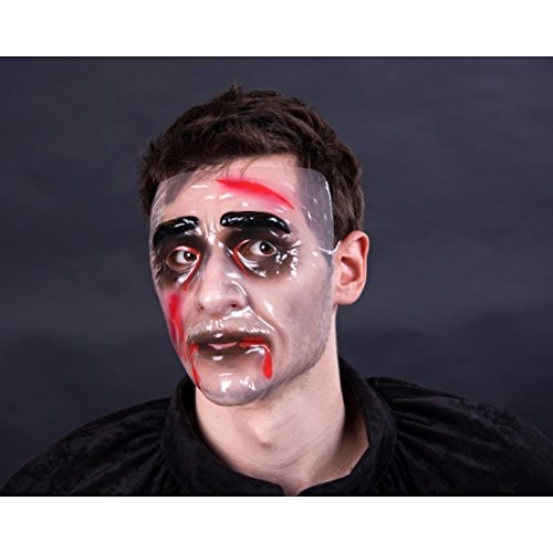 NET TOYS Masque de Zombie Transparent Visage de Monstre Homm