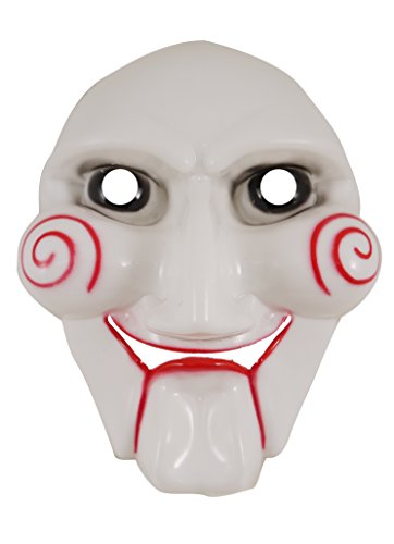 Adults Scary Jigsaw Face Mask Halloween Fancy Dress Accessor