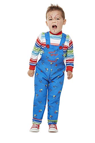 Smiffys 61027T1 Costume de Chucky sous licence officielle, g
