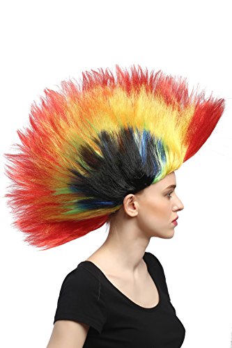 WIG ME UP - DH1159 Perruque Carnaval Halloween iroquoise 80 