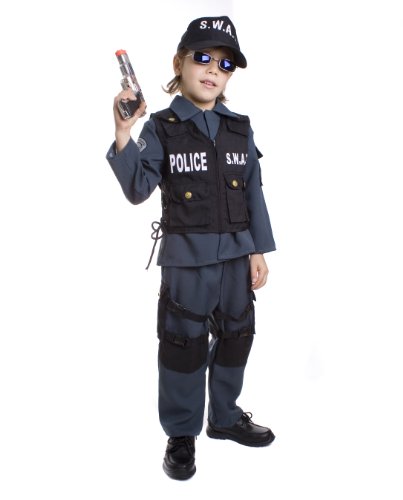 Dress Up America Déguisement SWAT pour Enfants - Deluxe S.W.