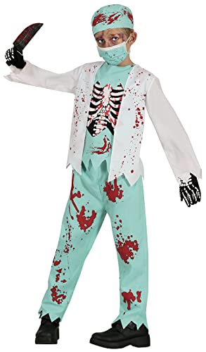 FIESTAS GUIRCA Costume de Docteur Zombie Squelette - Docteur