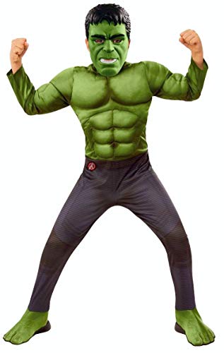 Rubies Déguisement Avengers Endgame Hulk, Taille L 8-10 ans,