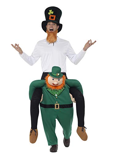 Smiffys Costume dos de Leprechaun de Paddy,Vert,Combinaison 