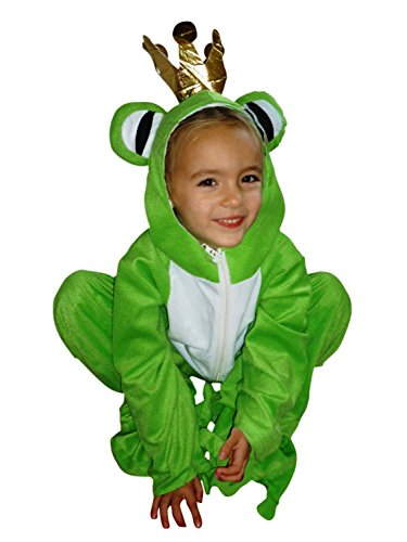 Ikumaal SY12 Taille 94-108 Frog Prince de costume, costume d
