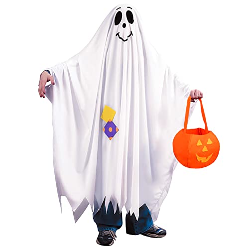 FORMIZON Déguisement Fantôme Halloween Enfant, Costume de Fa
