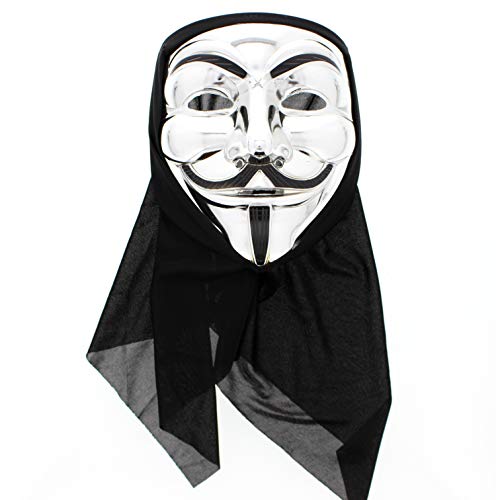 Attitude Holland Masque Silver Anonymous/ Guy Fawkes Couleur