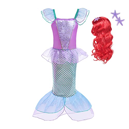 Lito Angels Deguisement Robe Princesse Ariel Costume de Sirè