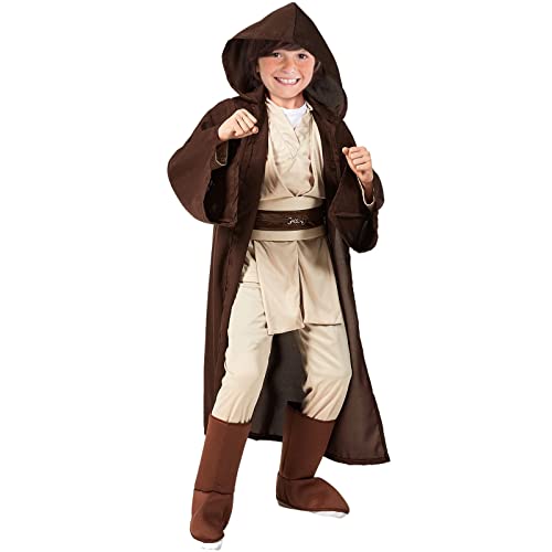 Applysu Costume Jedi pour adulte et enfant Jedi film cosplay