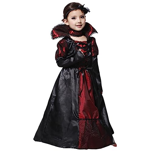 Hallojojo Déguisement Vampire Fille Halloween Cosplay Costum