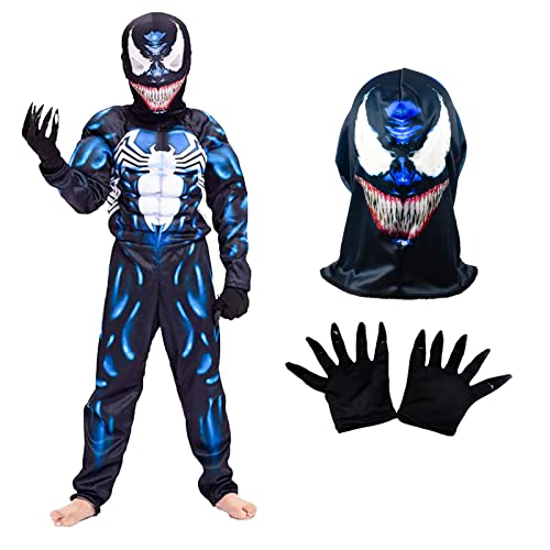 Costume de carnage Venom pour enfants de 7 à 8 ans et garçon