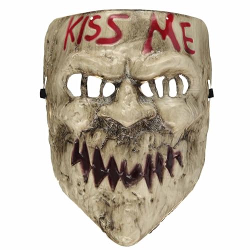 Masque Purge Embrasse-Moi. Masque Horreur Halloween Masque F