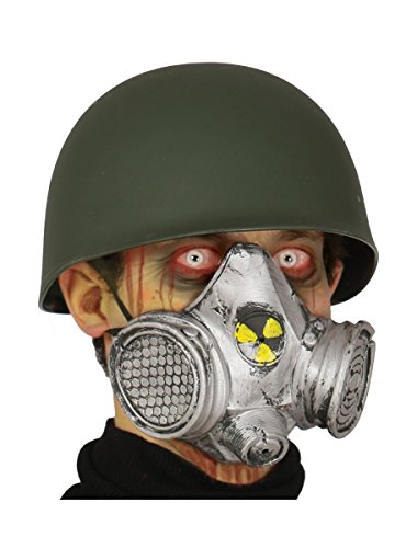 Fiestas Guirca Masque à gaz nucléaire Adulte - Vert - Taille