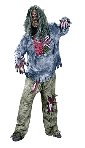 shoperama Zombie Deluxe Costume 3D pour homme et adolescent 