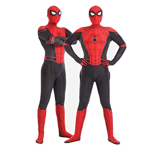 Leezeshaw Costume de super-héros Spiderman unisexe pour adul