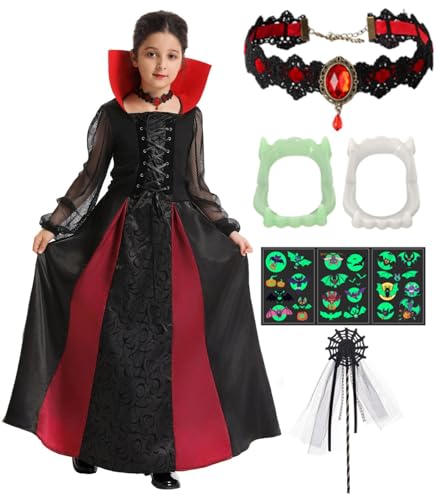 FOVER FR032XXL Costume de vampire pour fille - Costume royal