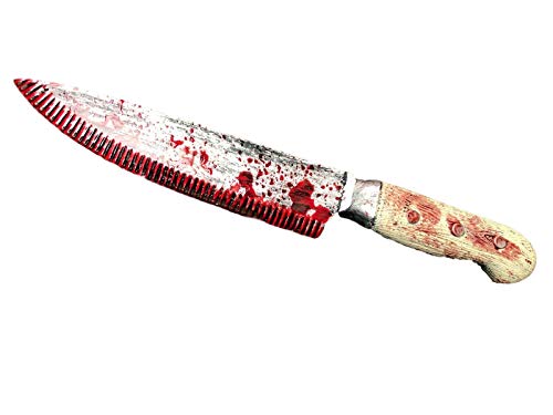 Rubber Johnnies Bloody Couteau de cuisine en plastique dur p