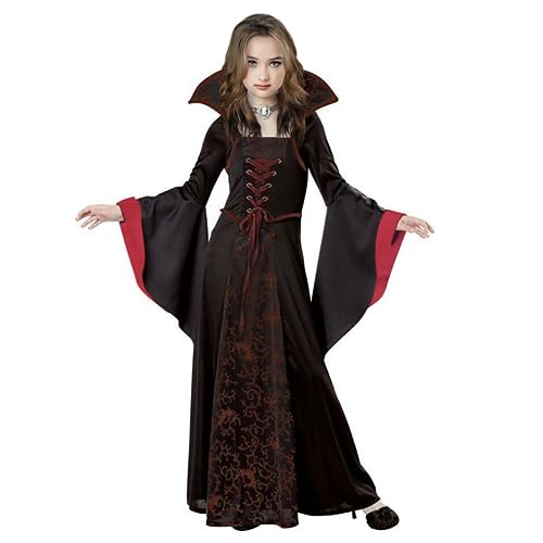 PABTID Déguisement Vampire Fille Costume Halloween Enfant Fi
