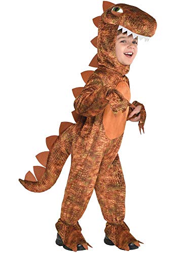 amscan 9908461 Costume de dinosaure T-rex à capuche pour enf