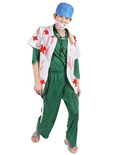 CoolChange Costume Halloween de Chirurgien Zombie | Médecin 