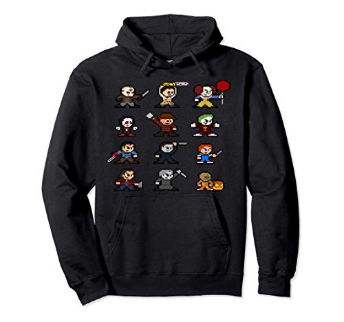 Pixel Halloween Scary Horror Movies Christmas Gifts Sweat à 