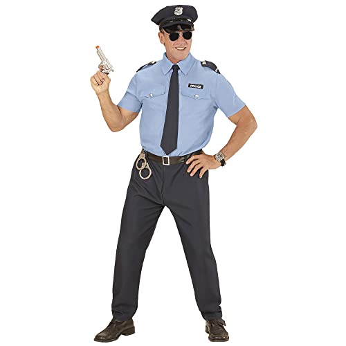 Widmann - Costume Policier, Chemise, Pantalon, Ceinture, Cra