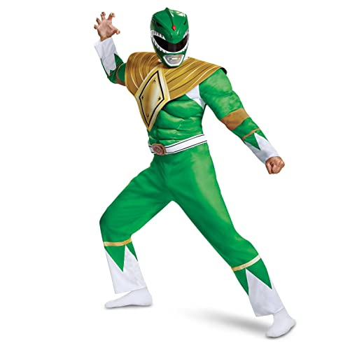 Disguise Green Ranger Classic Muscle Adult 42-46