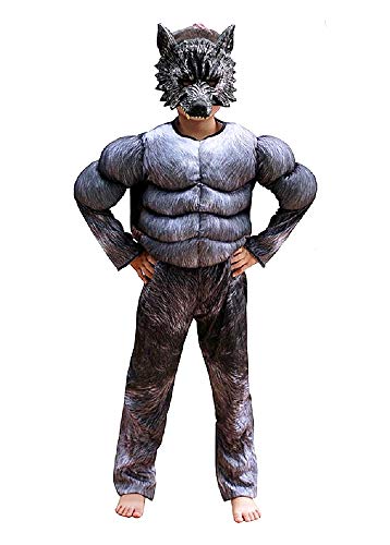 Costume de loup-garou - Buste musclé - Super héros et masque
