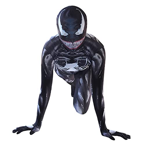 MYYLY Venom Cosplay Body Enfant Spiderman Costume Fille Supe