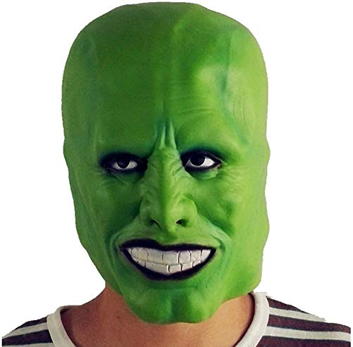 The Mask Jim Carrey Masque en latex pour déguisement dHallow