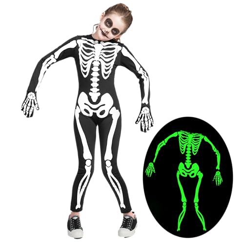 Spooktacular Creations Costume de squelette pour enfants, co