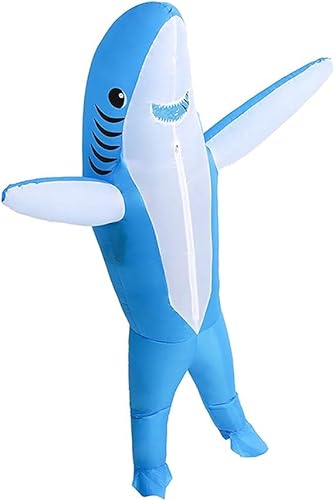 CIBES Costume gonflable de requin pour adulte -Halloween Gon