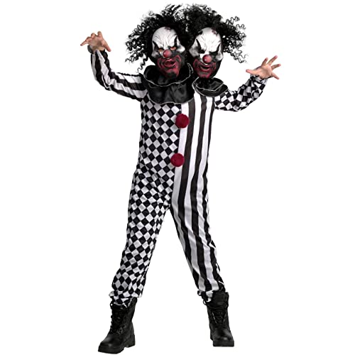 Morph Deguisement Clown Tueur Enfant, Costume Clown Tueur En