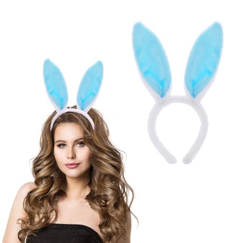 Sibba Serre-tête oreilles de lapin en peluche, accessoire po