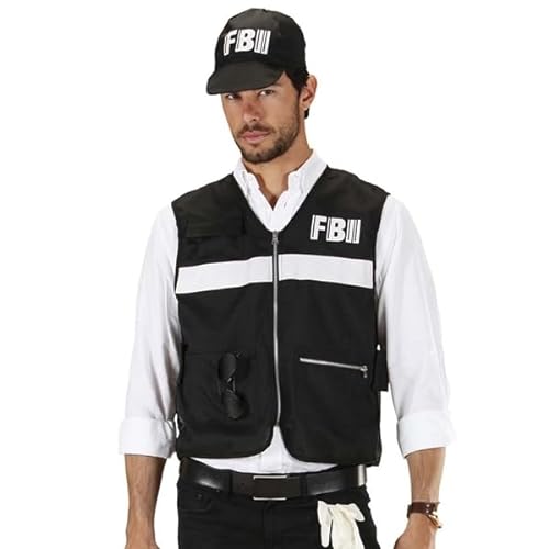 Eurowebb Costume Agent du FBI déguisement avec Casquette FBI