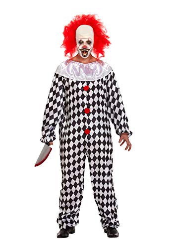 Deguisement Costume - Halloween - Clown Effrayant avec Perru