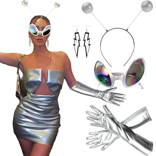 LaVenty costume dextraterrestre accessoires alien pour femme
