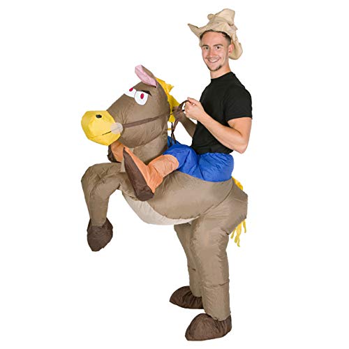 Costume de déguisement Cowboy Cheval Chevauche Moi gonflable