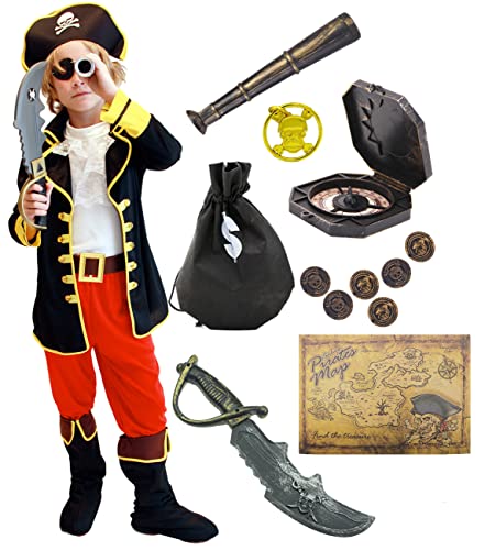 Windskids Pirate Costume Enfant Déguisement Pirate Accessoir
