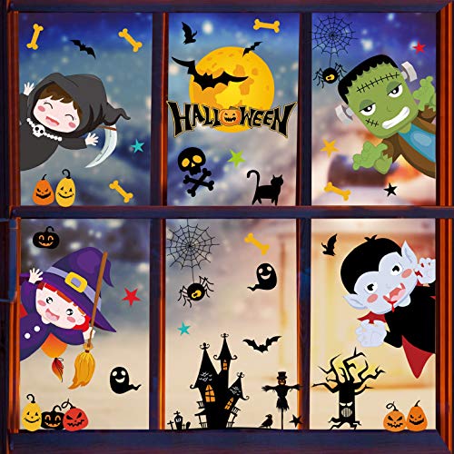 UMIPUBO 8 Feuilles Halloween Autocollant Stickers Amis Dauto