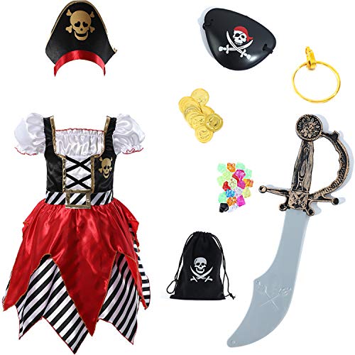 Sincere Party Costume de pirate pour filles Robe de luxe pri