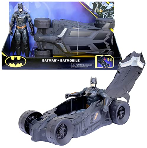dc comics Batman - Pack Batmobile + Figurine Batman 30 CM Vé