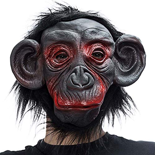 GOODS+GADGETS Masque gorille en latex pour déguisement dHall
