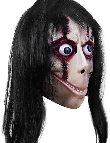 TOPOB Creepy Halloween Momo Masque Effrayant Horreur Latex m