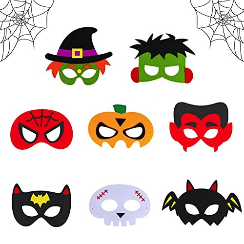 OUOQI Masques Halloween,8 Masque enfant Halloween,Masque de 