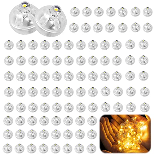 Funmo Boule Mini Rond LED Balloon Lumière 100 Pièces Mini Le