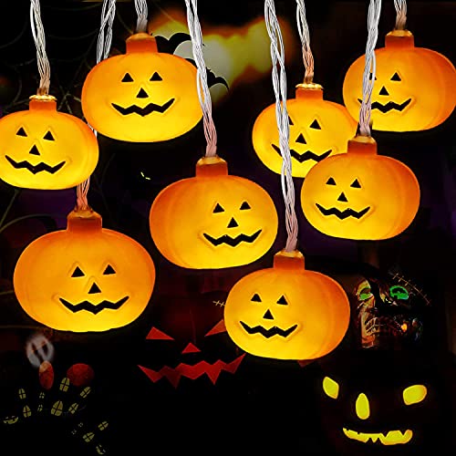 Molbory Guirlandes Lumineuse dHalloween Ghost, 4.5M 30 LED G