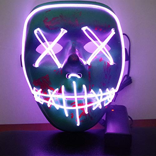 Qlan Fil Effrayant dEL de Costume de Masque de Halloween LED